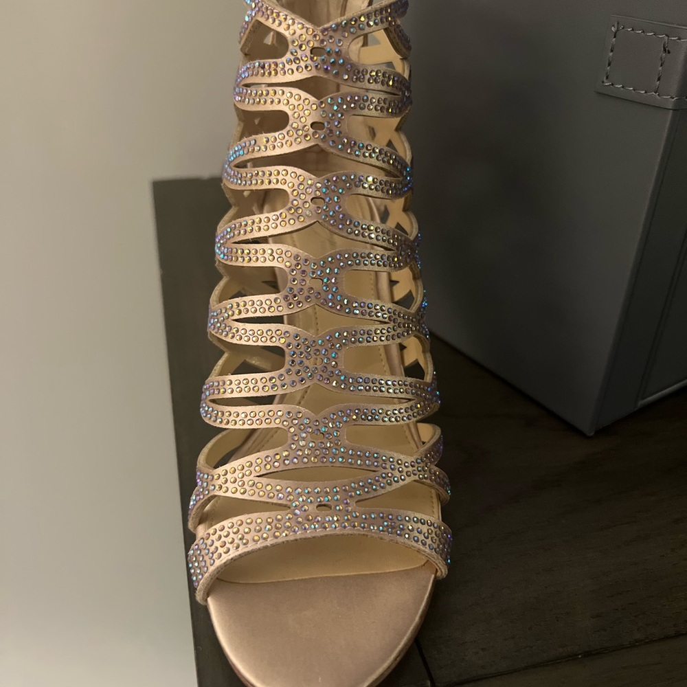 BRAND NEW!!!! Vince Camuto Rhinestone Covered Sandal Heels